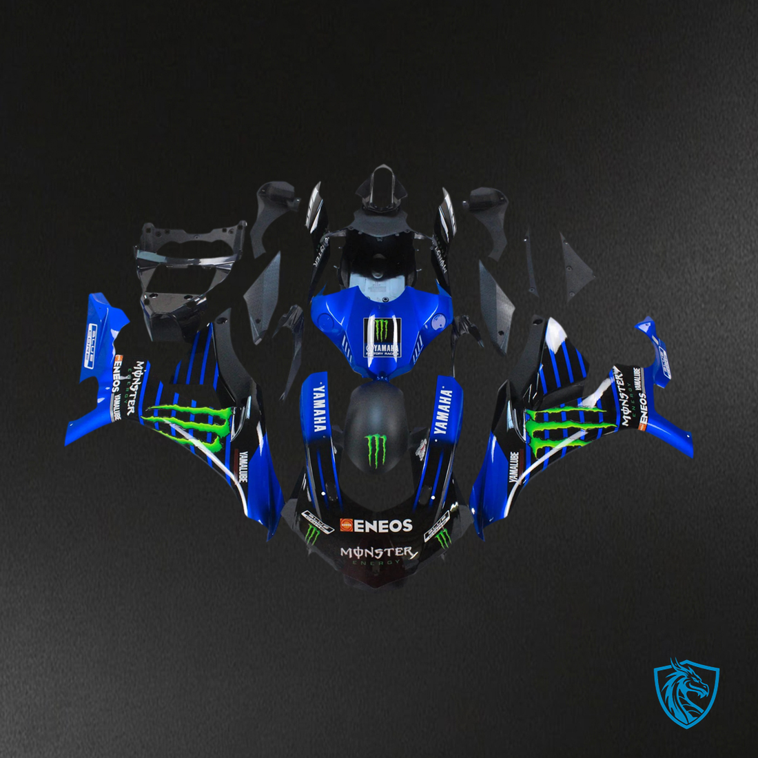 Yamaha YZF 1000 R1 (2012-2014) Glossy Blue & Black - Aftermarket ABS Bodywork
