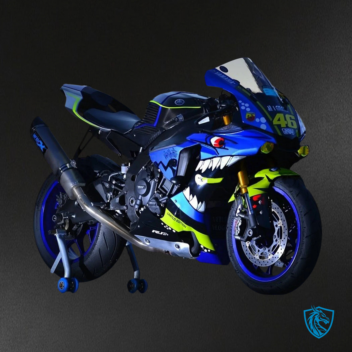 Yamaha YZF 1000 R1 (2015-2019) Blue Fairing Kit - ABS Bodywork