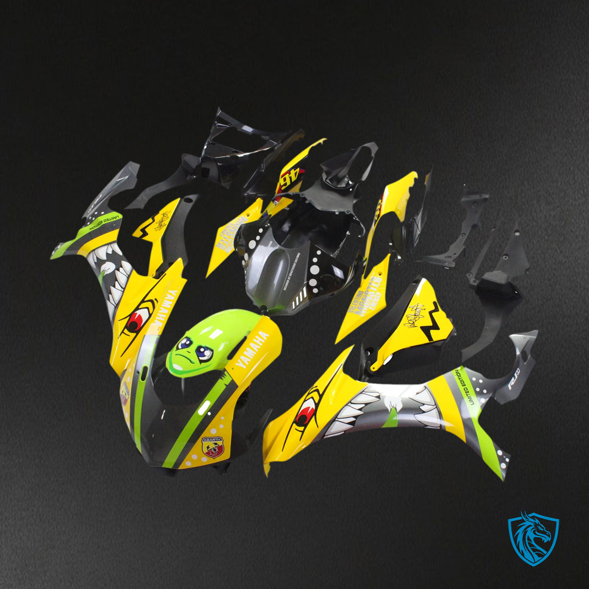 Yamaha YZF 1000 R1 (2015-2019) Bodywork Plastic ABS fit Injection - Fairing Kit