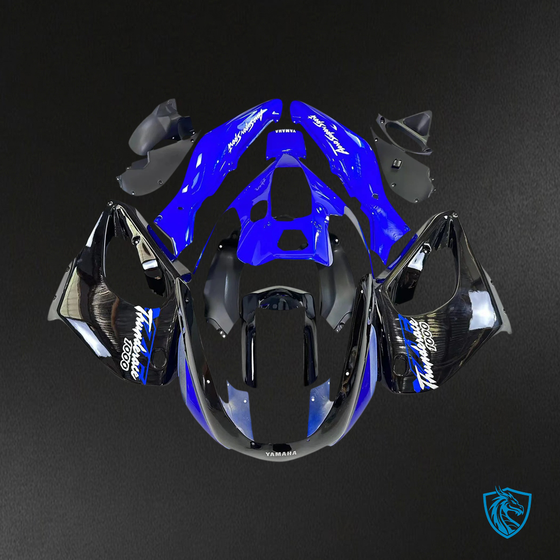 Yamaha YZF1000R (1997-2007) Thunderace Blue & Black - MERGEment Motorcycle Fairings Kit