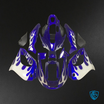 Yamaha YZF1000R (1997-2007) Thunderace Blue & White Fire Fairing Kit | ABS Bodywork