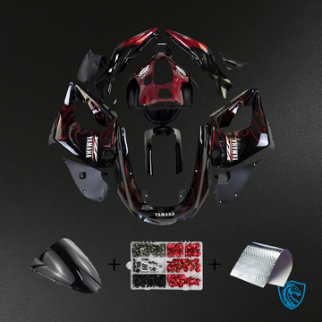 Yamaha YZF1000R (1997-2007) Thunderace Red & Black Style 3 Fairing Kit - Aftermarket ABS Bodywork