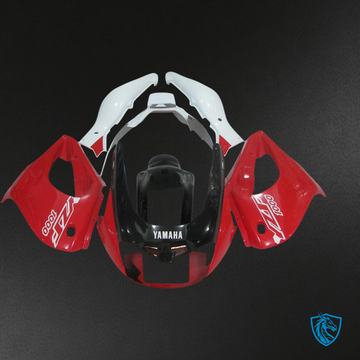 Yamaha YZF1000R (1997-2007) Thunderace White & Red - Replacement Motorcycle Fairings Kit