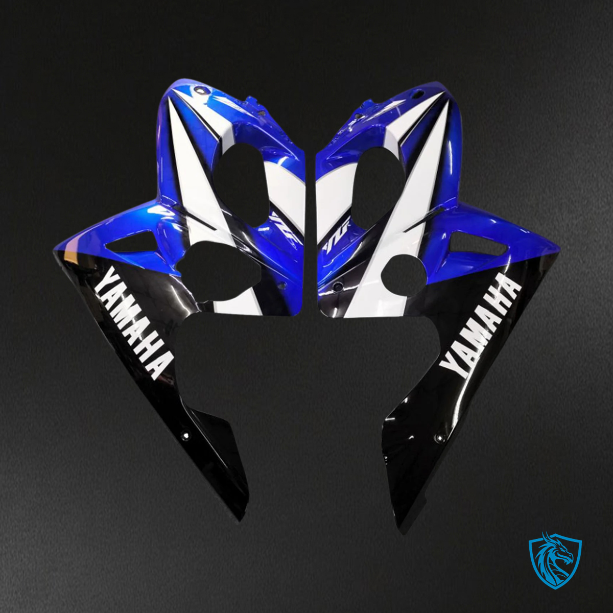 Yamaha YZF 600R (1996-2007) Thundercat Black & Blue Fairing Kit - Aftermarket ABS Bodywork