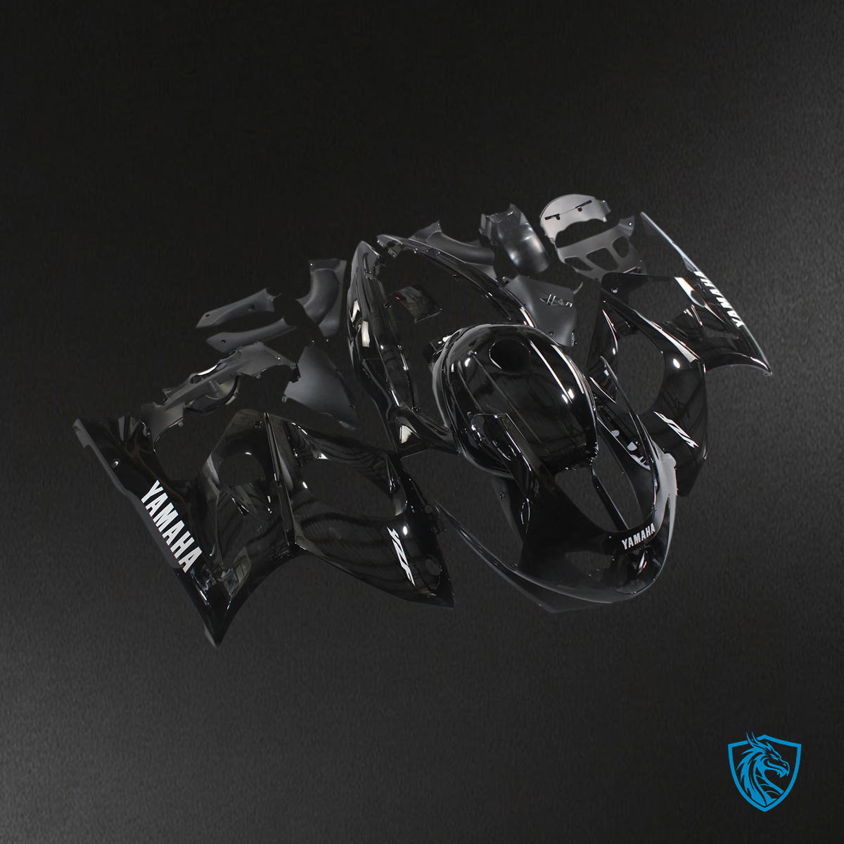 Yamaha YZF 600R (1996-2007) Thundercat Black - MERGEment Motorcycle Fairings Kit