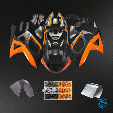 Yamaha YZF 600R (1996-2007) Thundercat Black & Orange - Custom ABS Fairing Kit