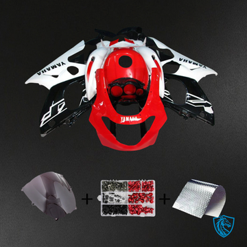 Yamaha YZF 600R (1996-2007) Thundercat Black, Red & White Fairing Kit - Aftermarket ABS Bodywork