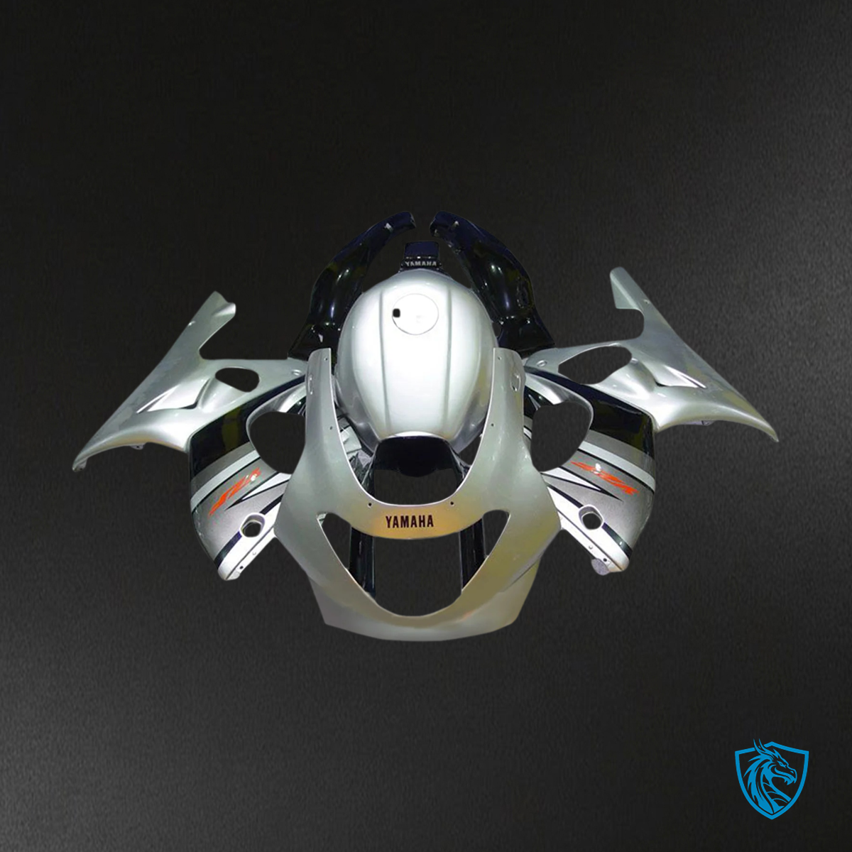 Yamaha YZF 600R (1996-2007) Thundercat Black & Silver - Fairing Kit | ABS Bodywork
