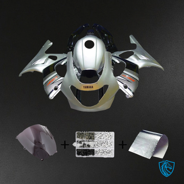 Yamaha YZF 600R (1996-2007) Thundercat Black & Silver - Fairing Kit | ABS Bodywork
