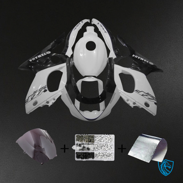 Yamaha YZF 600R (1996-2007) Thundercat Black & White Fairing Kit - Aftermarket ABS Bodywork
