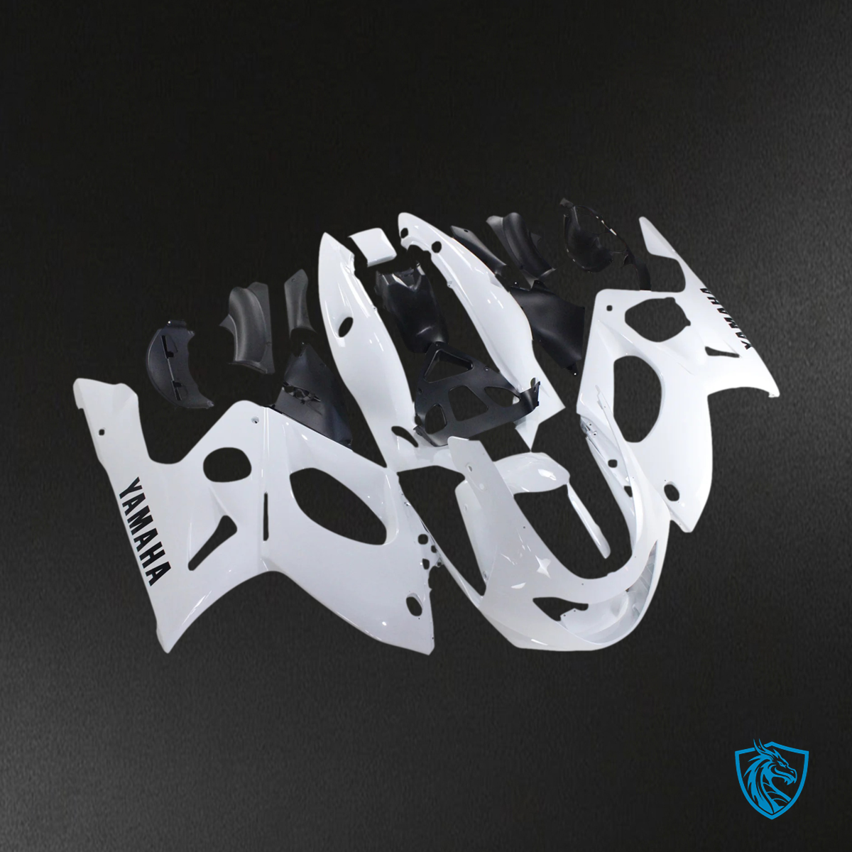 Yamaha YZF 600R (1996-2007) Thundercat Black & White - Fairing Kit | ABS Bodywork