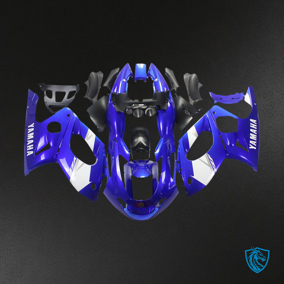 Yamaha YZF600R (1996-2007) Thundercat Blue & White - Custom ABS Fairing Kit