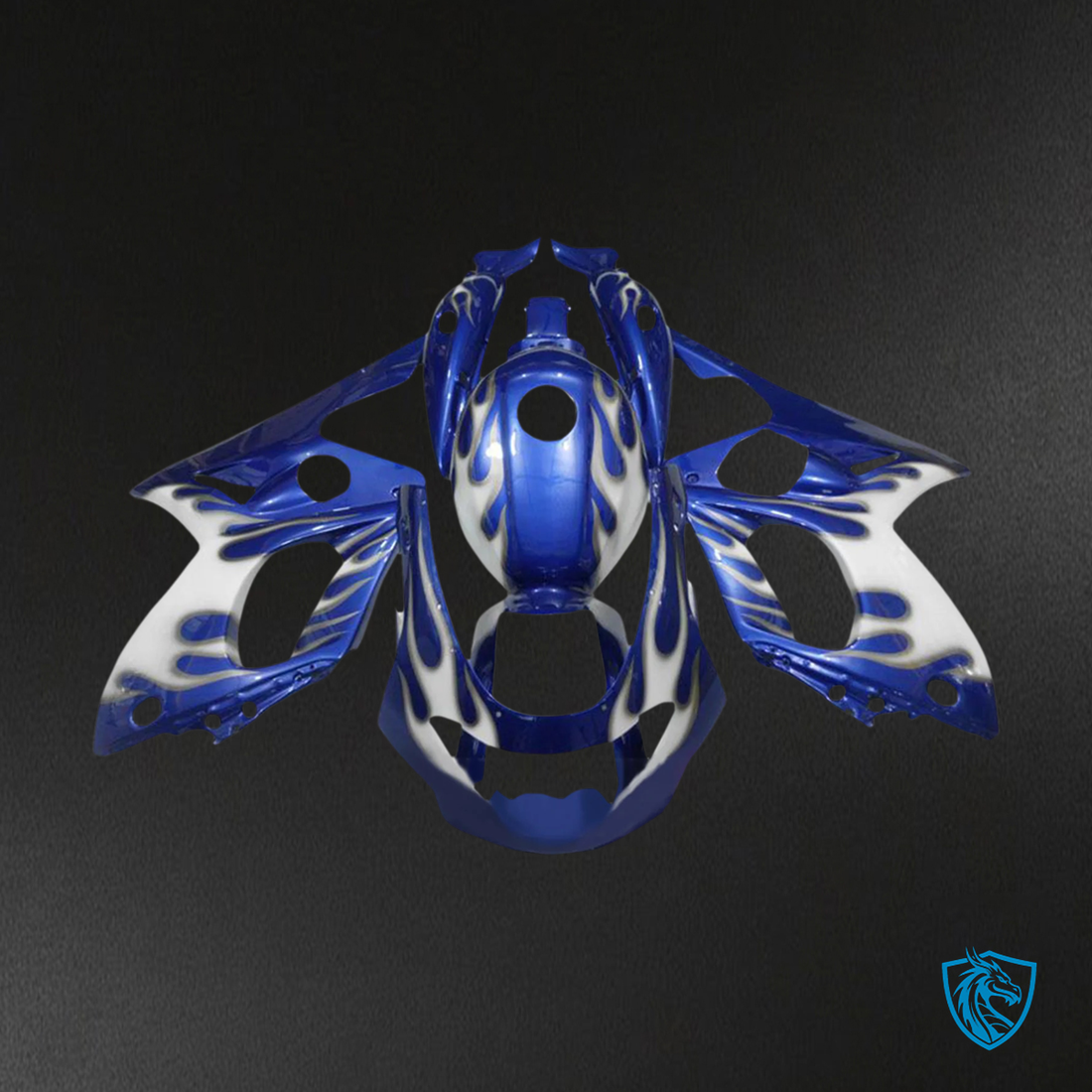 Yamaha YZF 600R (1996-2007) Thundercat Blue & White - MERGEment Motorcycle Fairings Kit