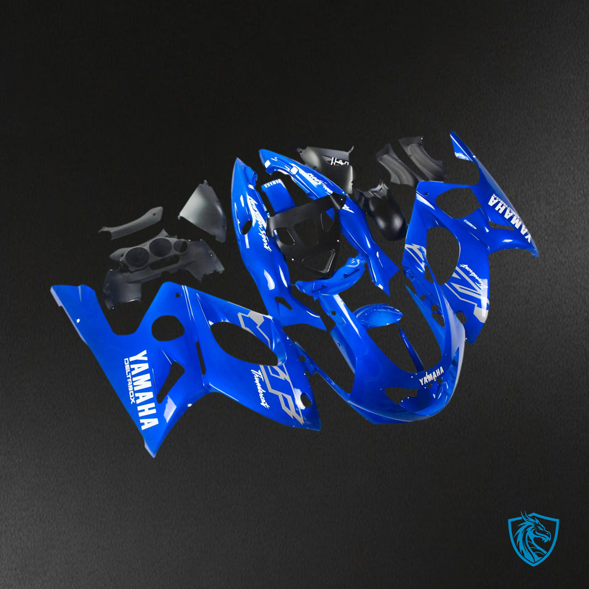 Yamaha YZF 600R (1996-2007) Thundercat Blue & White - Custom ABS Fairing Kit