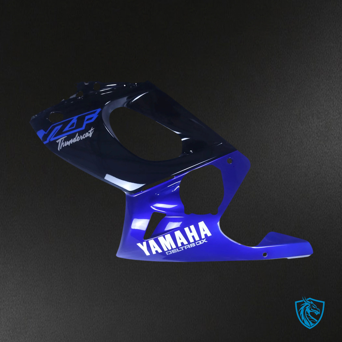 Yamaha YZF 600R (1996-2007) Thundercat Glossy Black & Blue - Fairing Kit | ABS Bodywork