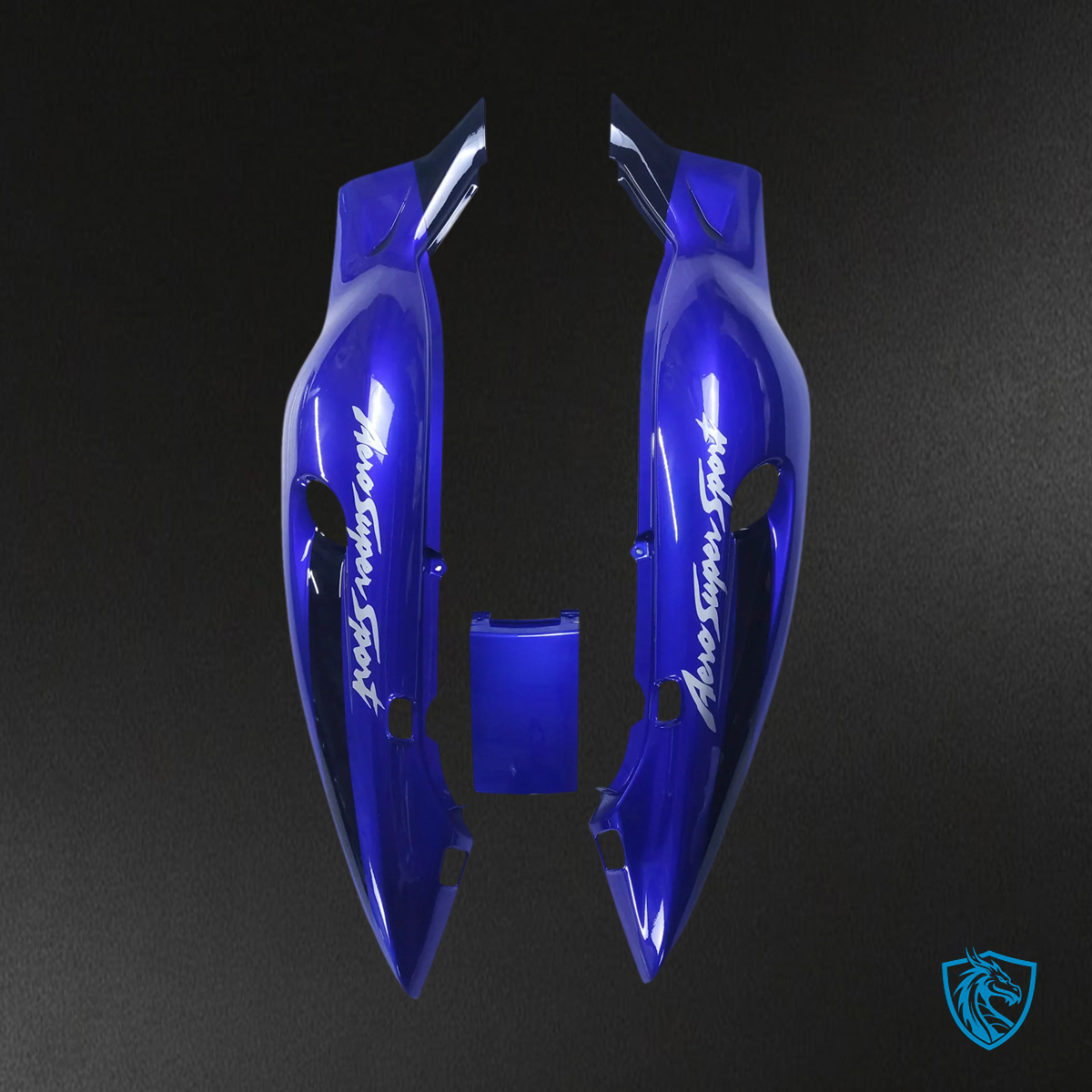 Yamaha YZF 600R (1996-2007) Thundercat Glossy Black & Blue - Fairing Kit | ABS Bodywork