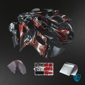 Yamaha YZF 600R (1996-2007) Thundercat Glossy Black - Custom ABS Fairing Kit
