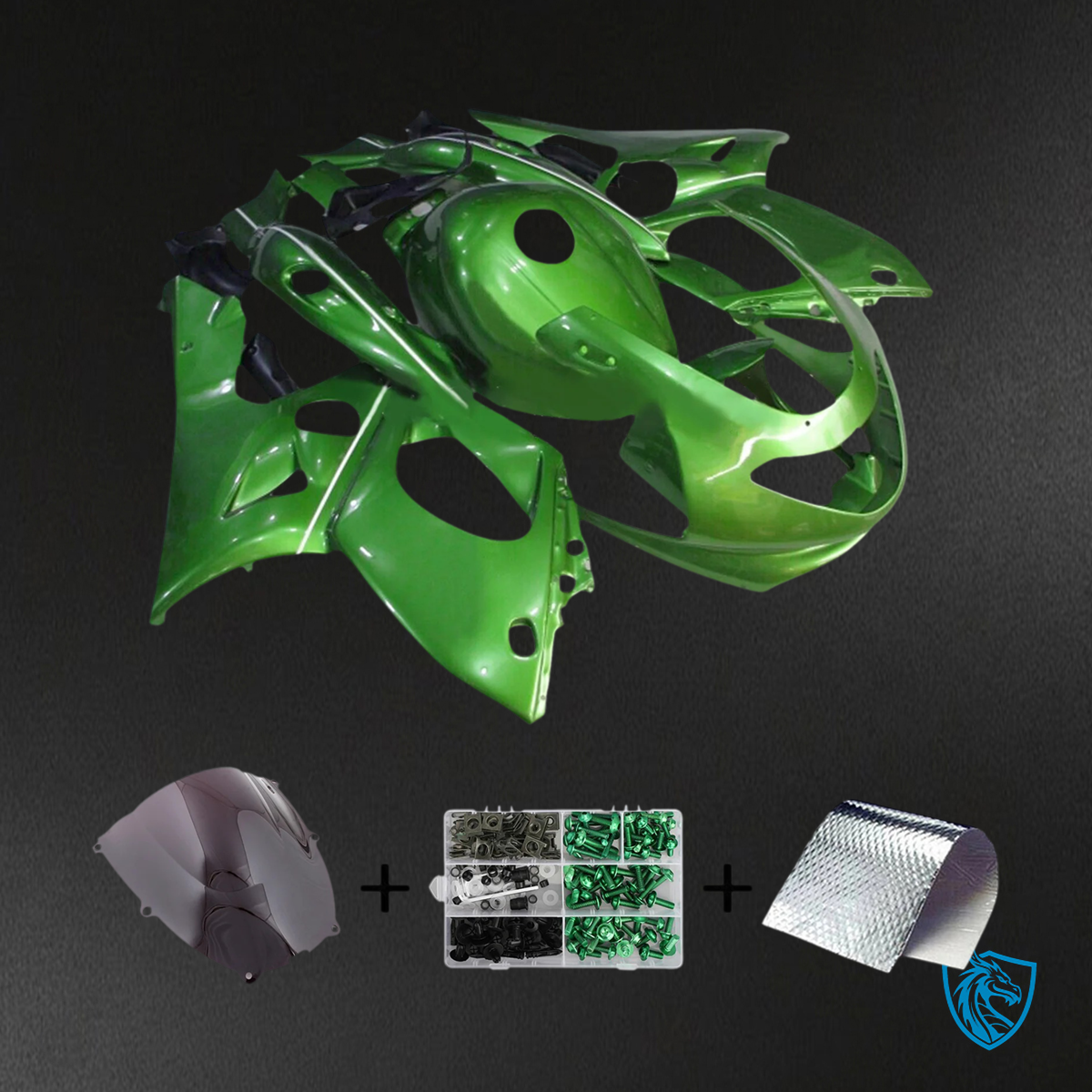 Yamaha YZF 600R (1996-2007) Thundercat Glossy Light Green - MERGEment Motorcycle Fairings Kit