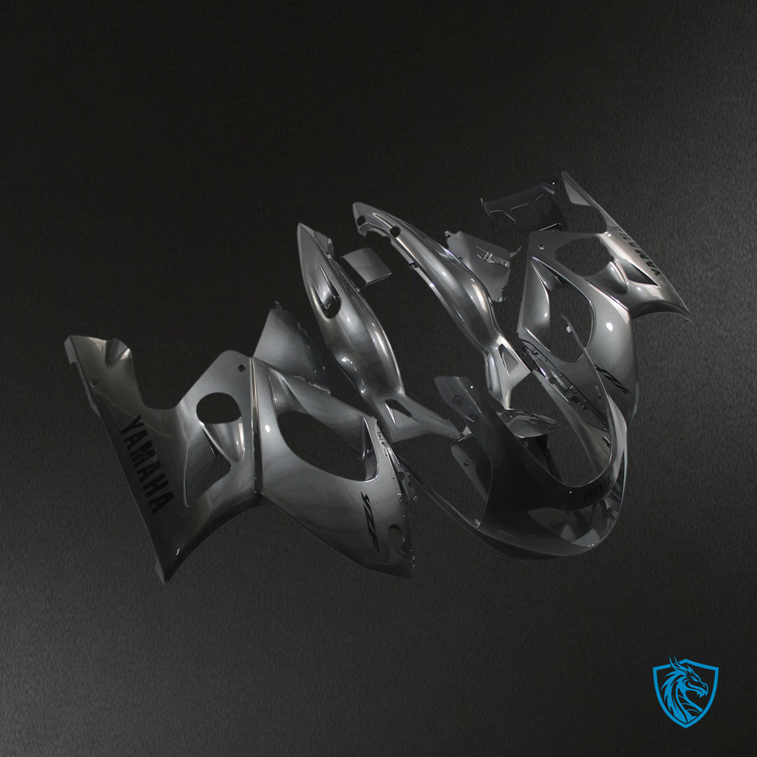 Yamaha YZF600R (1996-2007) Thundercat Gray & Sliver - MERGEment Motorcycle Fairings Kit