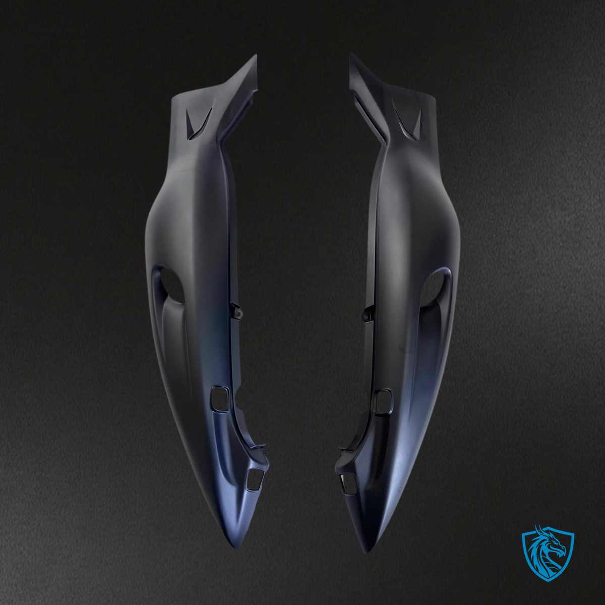 Yamaha YZF 600R (1996-2007) Thundercat Matte Gray & Black - MERGEment Motorcycle Fairings Kit
