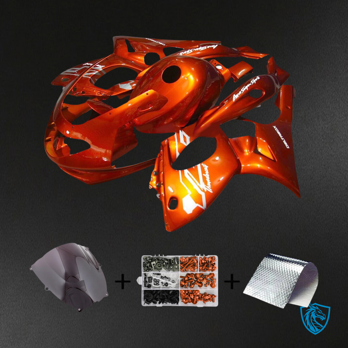 Yamaha YZF 600R (1996-2007) Thundercat Orange - Fairing Kit | ABS Bodywork