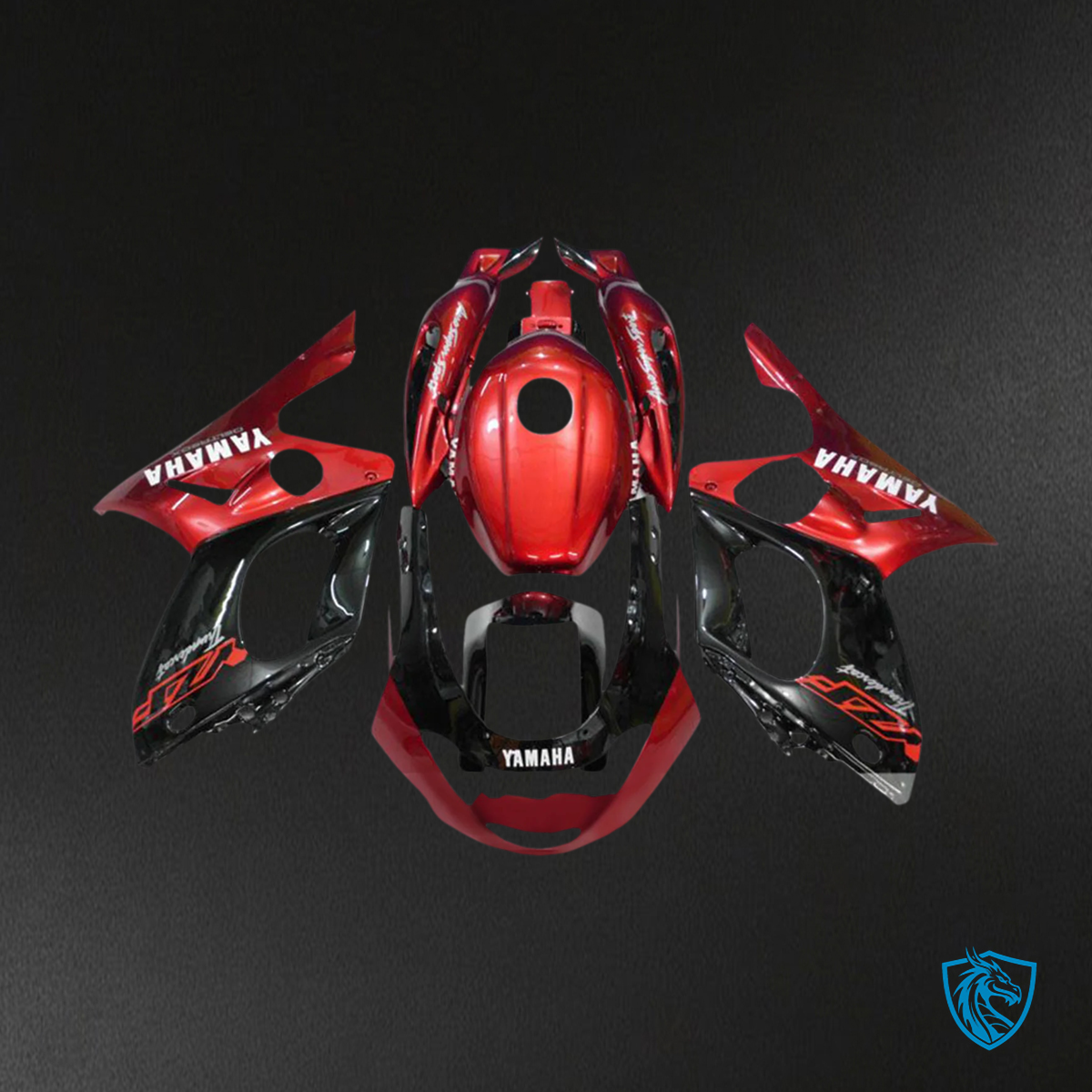 Yamaha YZF 600R (1996-2007) Thundercat Red & Black - Fairing Kit | ABS Bodywork