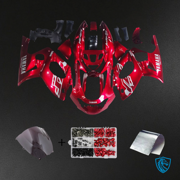 Yamaha YZF 600R (1996-2007) Thundercat Red & Mix White - MERGEment Motorcycle Fairings Kit