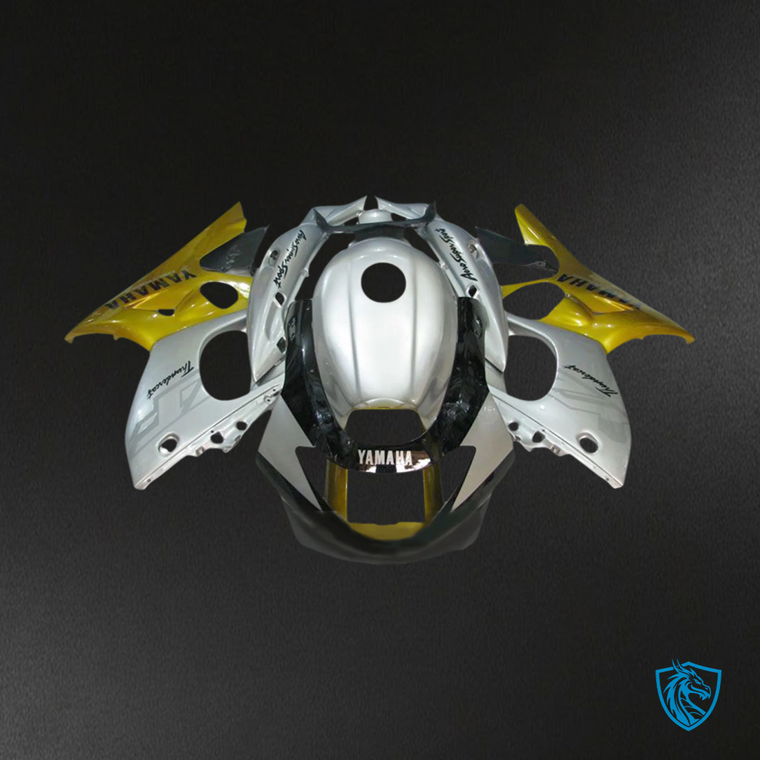 Yamaha YZF 600R (1996-2007) Thundercat Silver, Black & Gold Fairing Kit - Aftermarket ABS Bodywork