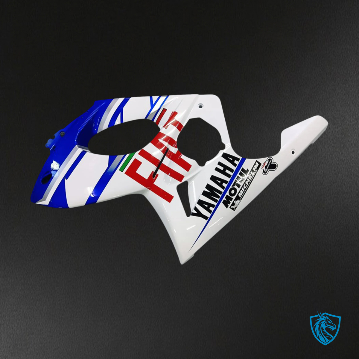 Yamaha YZF 600R (1996-2007) Thundercat White & Blue - MERGEment Motorcycle Fairings Kit