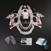 Thundercat White & Dark Red