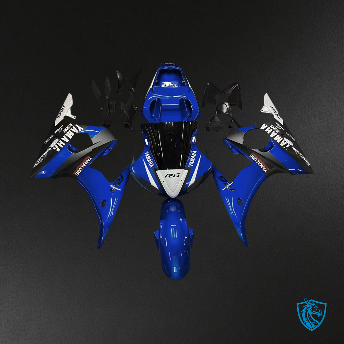 Yamaha YZF 600 R6 2005 Bodywork Plastic ABS fit Fairing Kit