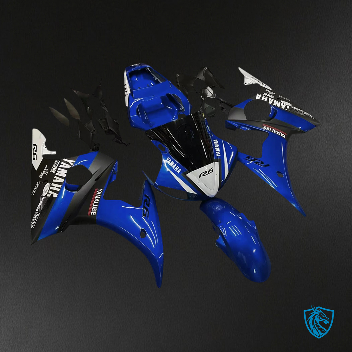 Yamaha YZF 600 R6 2005 Bodywork Plastic ABS fit Fairing Kit