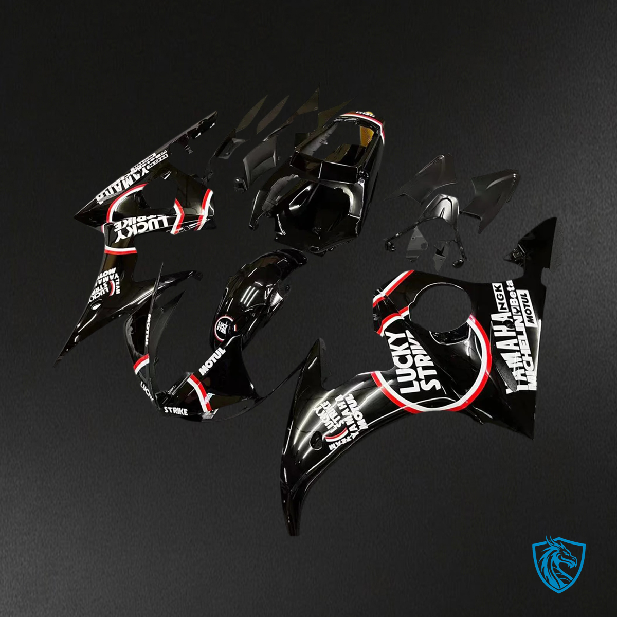 Yamaha YZF 600 R6 2005 Black - MERGEment Motorcycle Fairing Kit