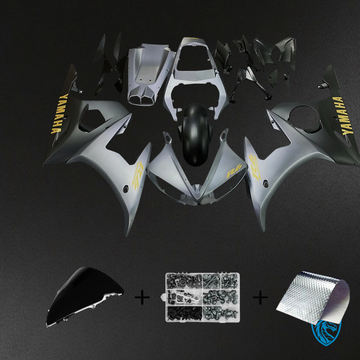 Yamaha YZF 600 R6 2005 Gray & Sliver - Aftermarket Fairing Kit