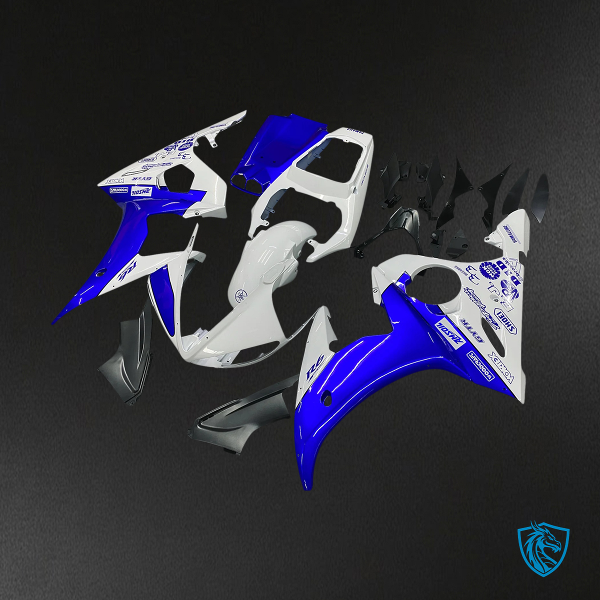 Yamaha YZF 600 R6 (2005) Injection Fairing Kit Bodywork Plastic ABS