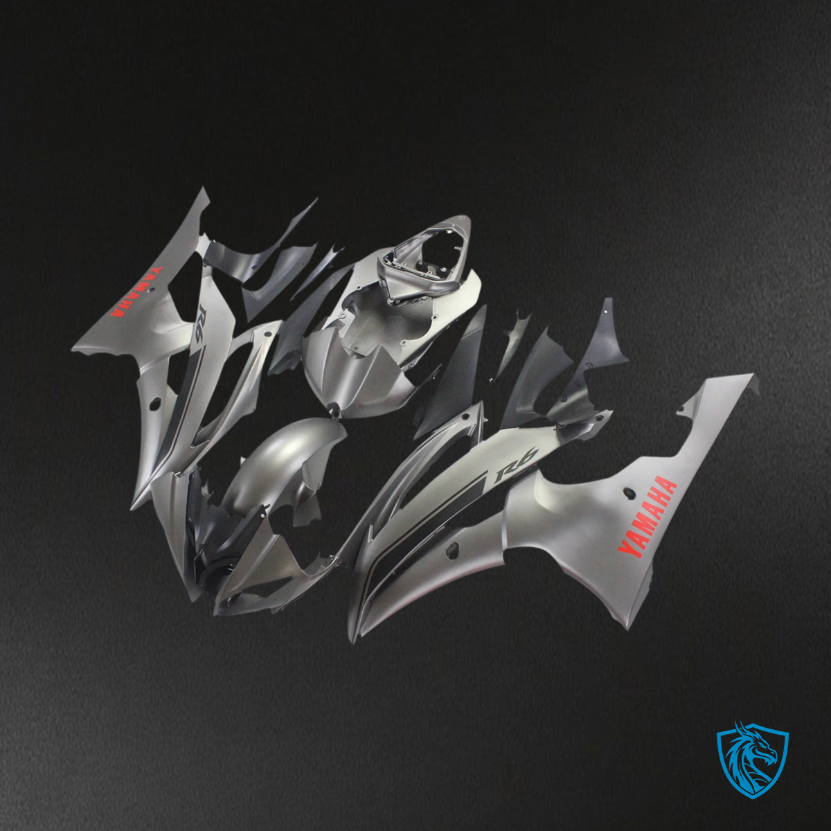 Yamaha YZF 600 R6 (2008-2016) Gray - Custom ABS Fairing Kit