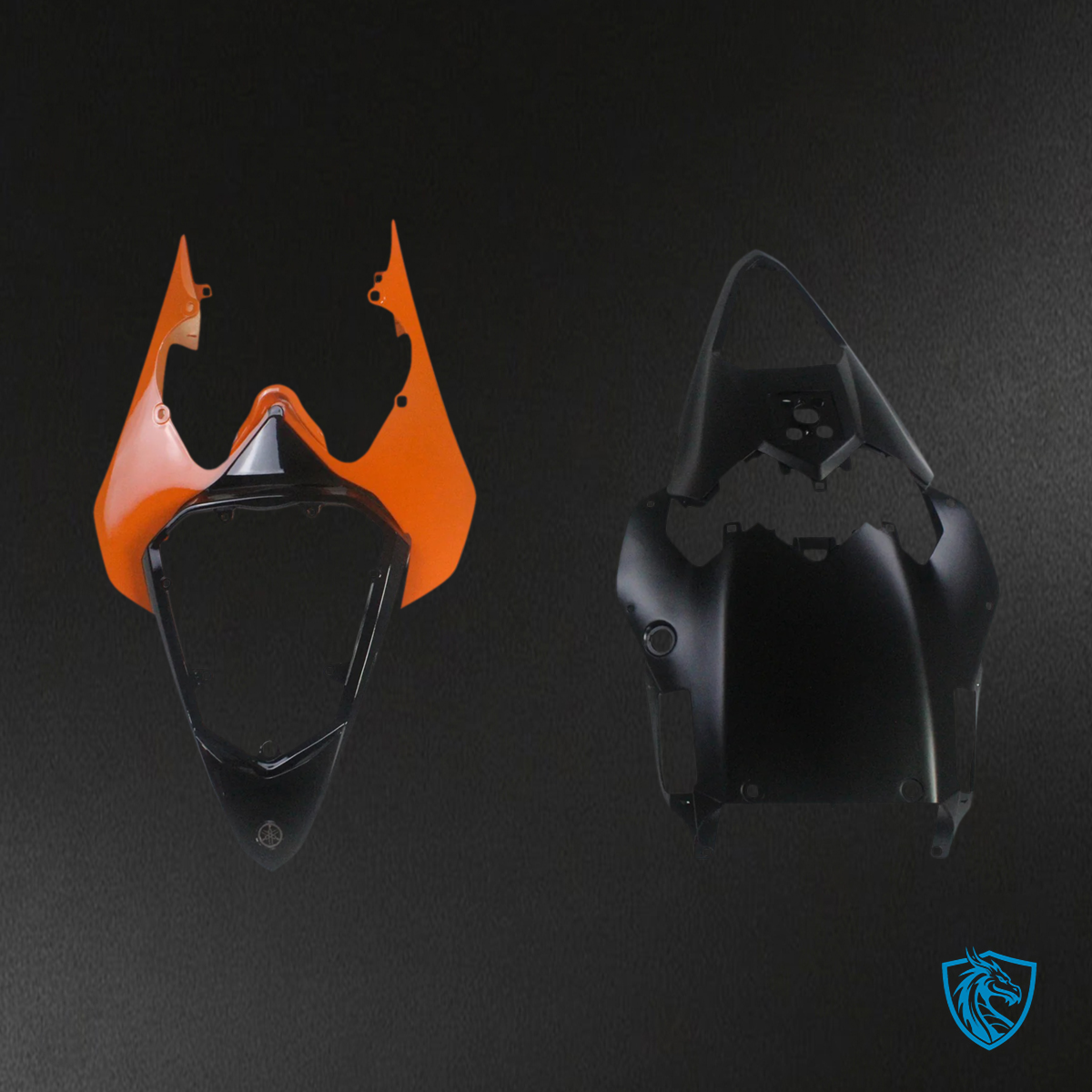 Yamaha YZF 600 R6 (2008-2016) Orange & Black - Aftermarket Fairing Kit