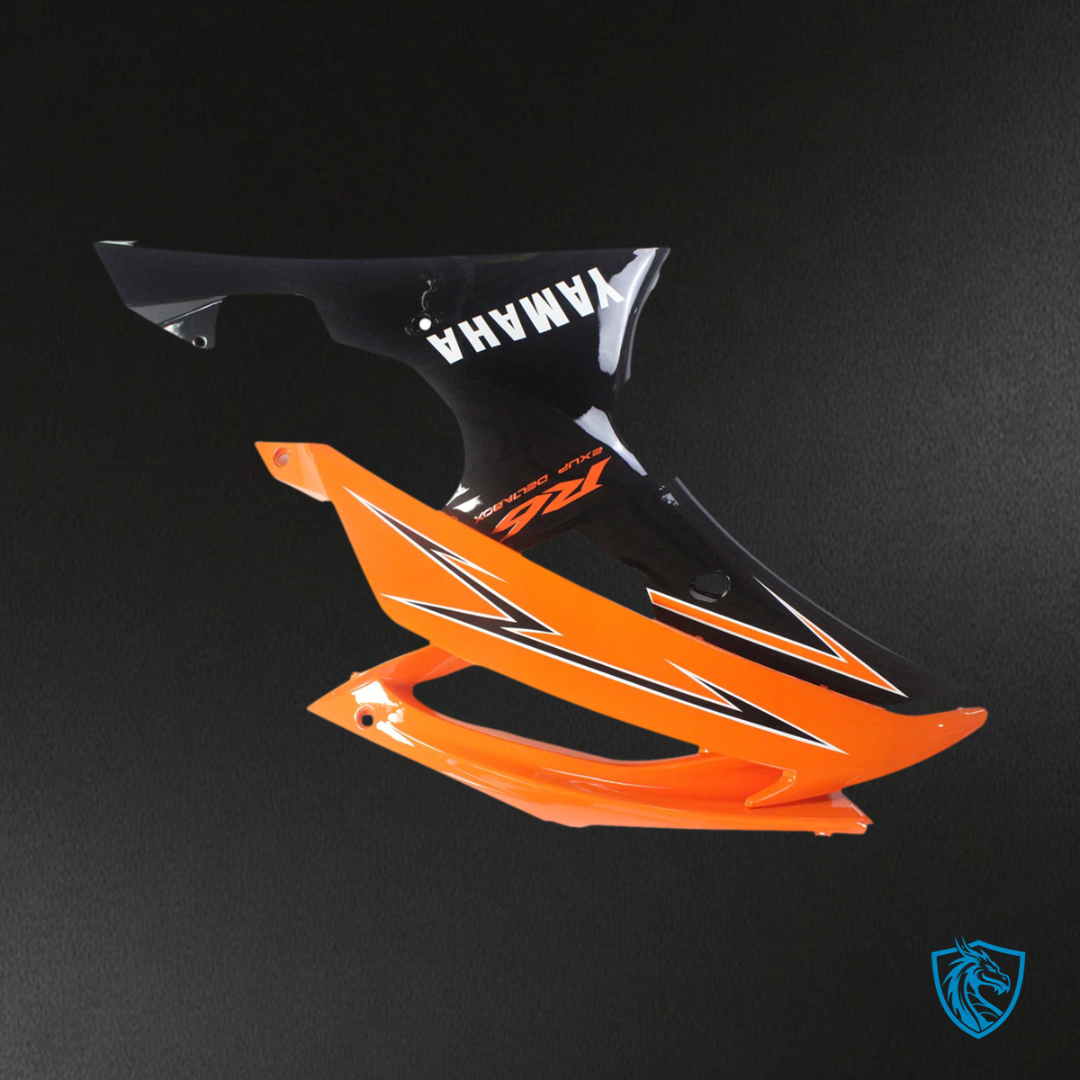 Yamaha YZF 600 R6 (2008-2016) Orange & Black - Aftermarket Fairing Kit