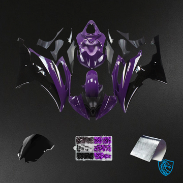 Yamaha YZF 600 R6 (2008-2016) Purple & Black - MERGEment Fairing Kit