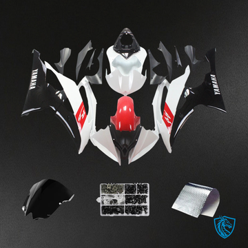 Yamaha YZF 600 R6 (2008-2016) Red & White - Aftermarket Fairing Kit