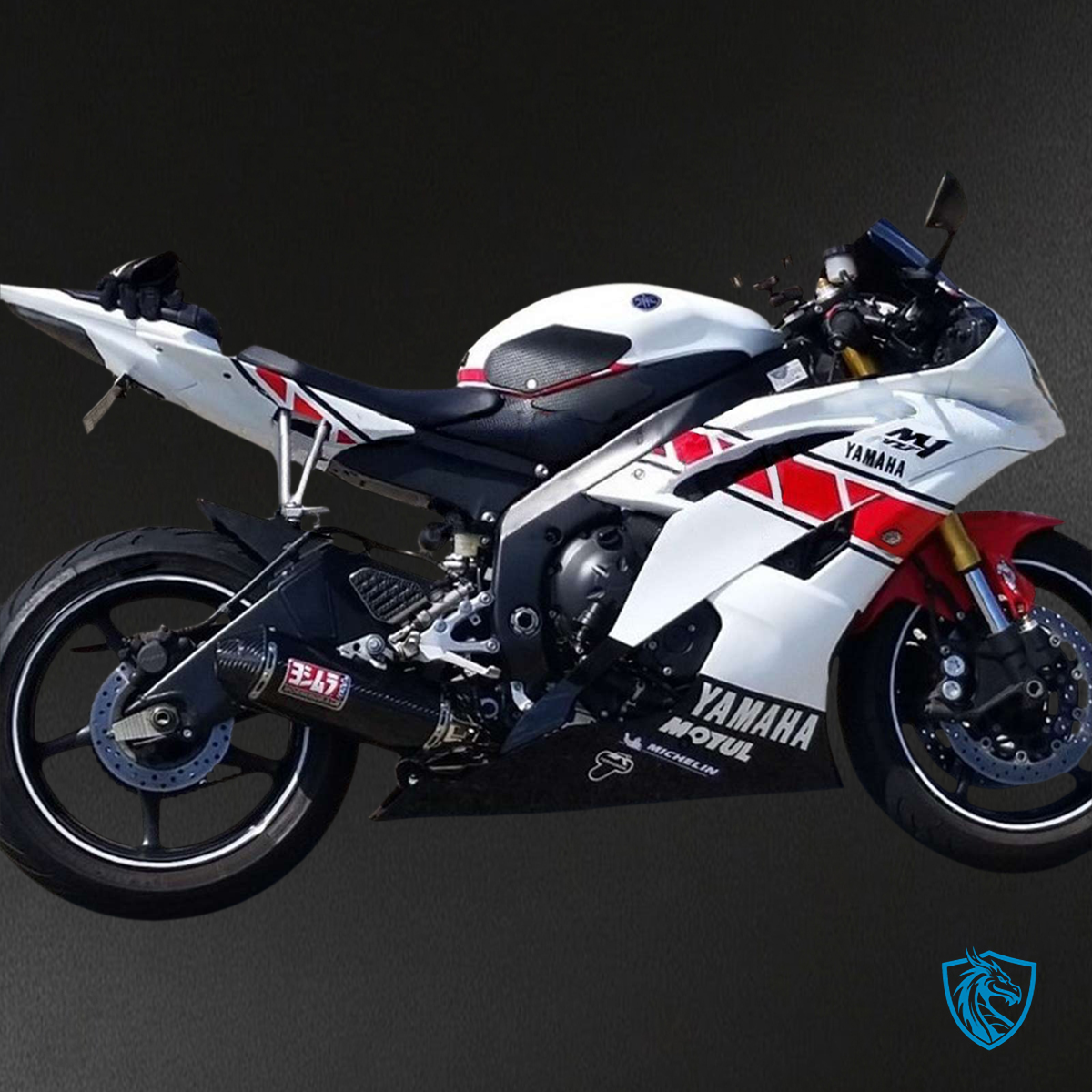 Yamaha YZF 600 R6 (2008-2016) White & Red - MERGEment Fairing Kit