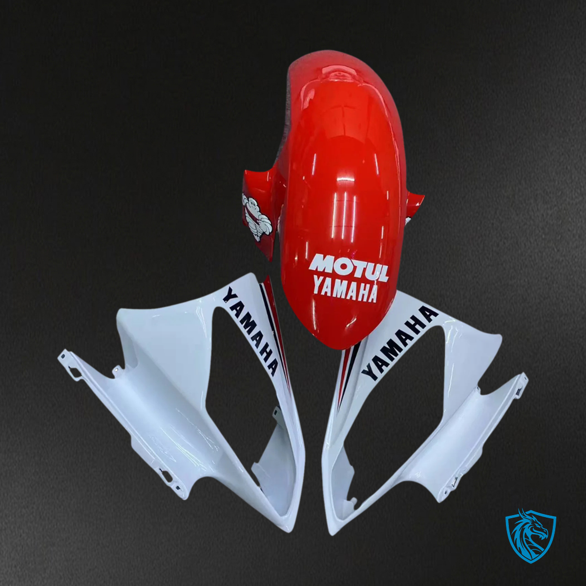 Yamaha YZF 600 R6 (2008-2016) White & Red - MERGEment Fairing Kit