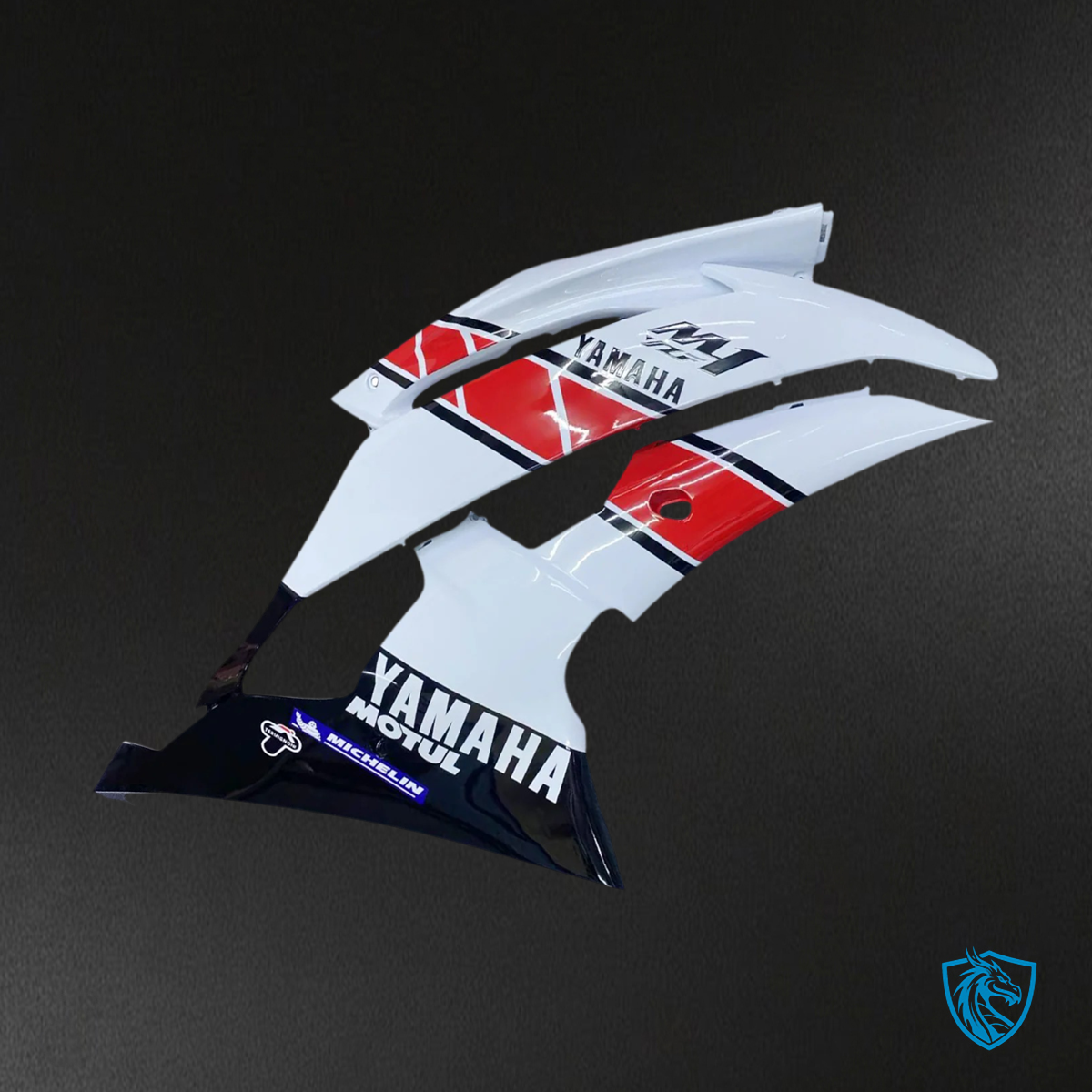 Yamaha YZF 600 R6 (2008-2016) White & Red - MERGEment Fairing Kit