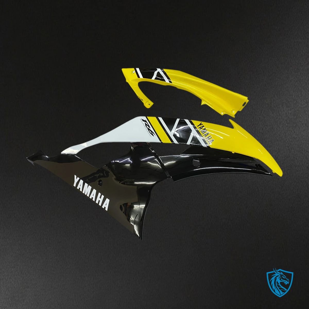 Yamaha YZF 600 R6 (2008-2016) Yellow & Black - Custom Fairing Kit