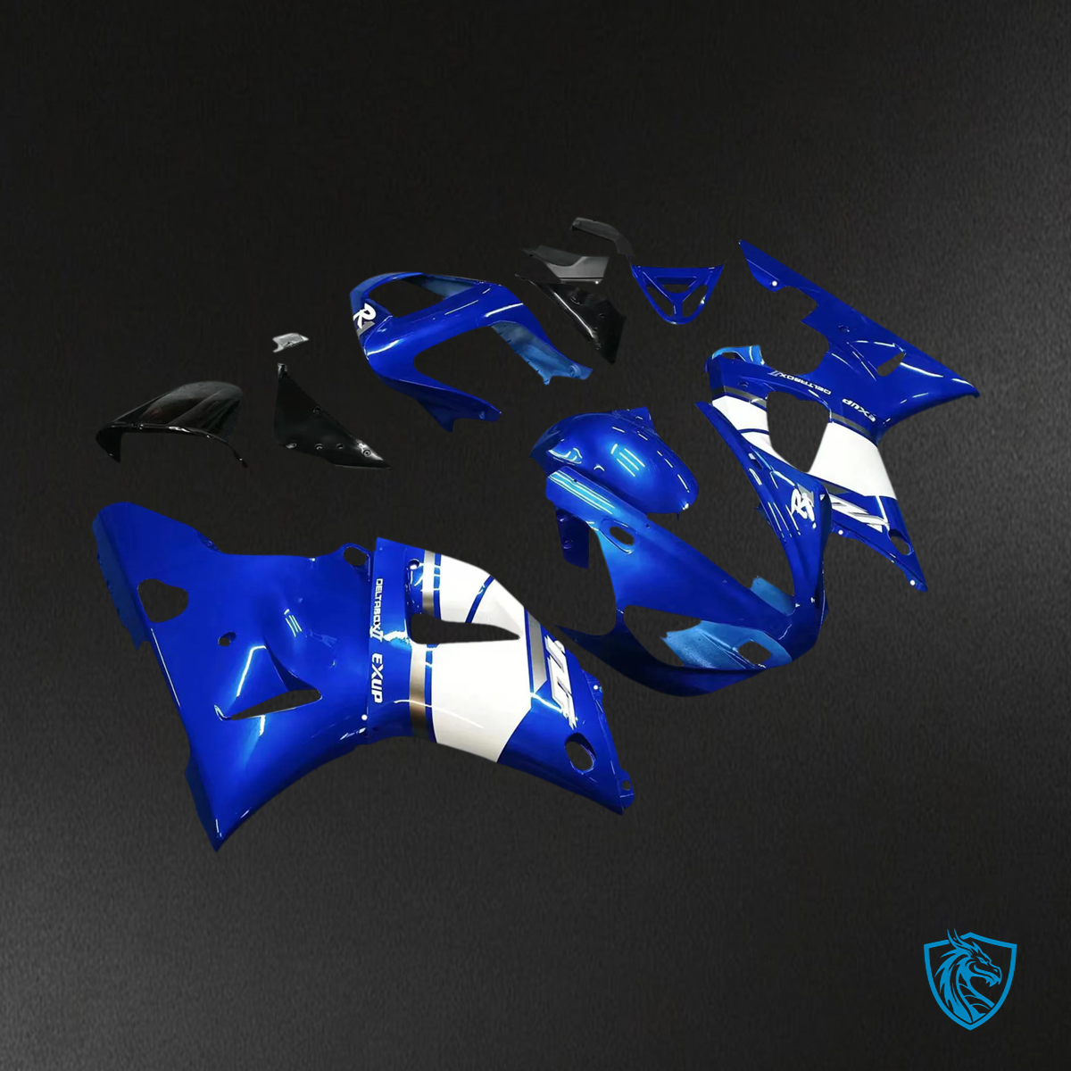 Yamaha YZF R1 (2000-2001) Blue Fairing Kit | ABS MERGEment Bodywork