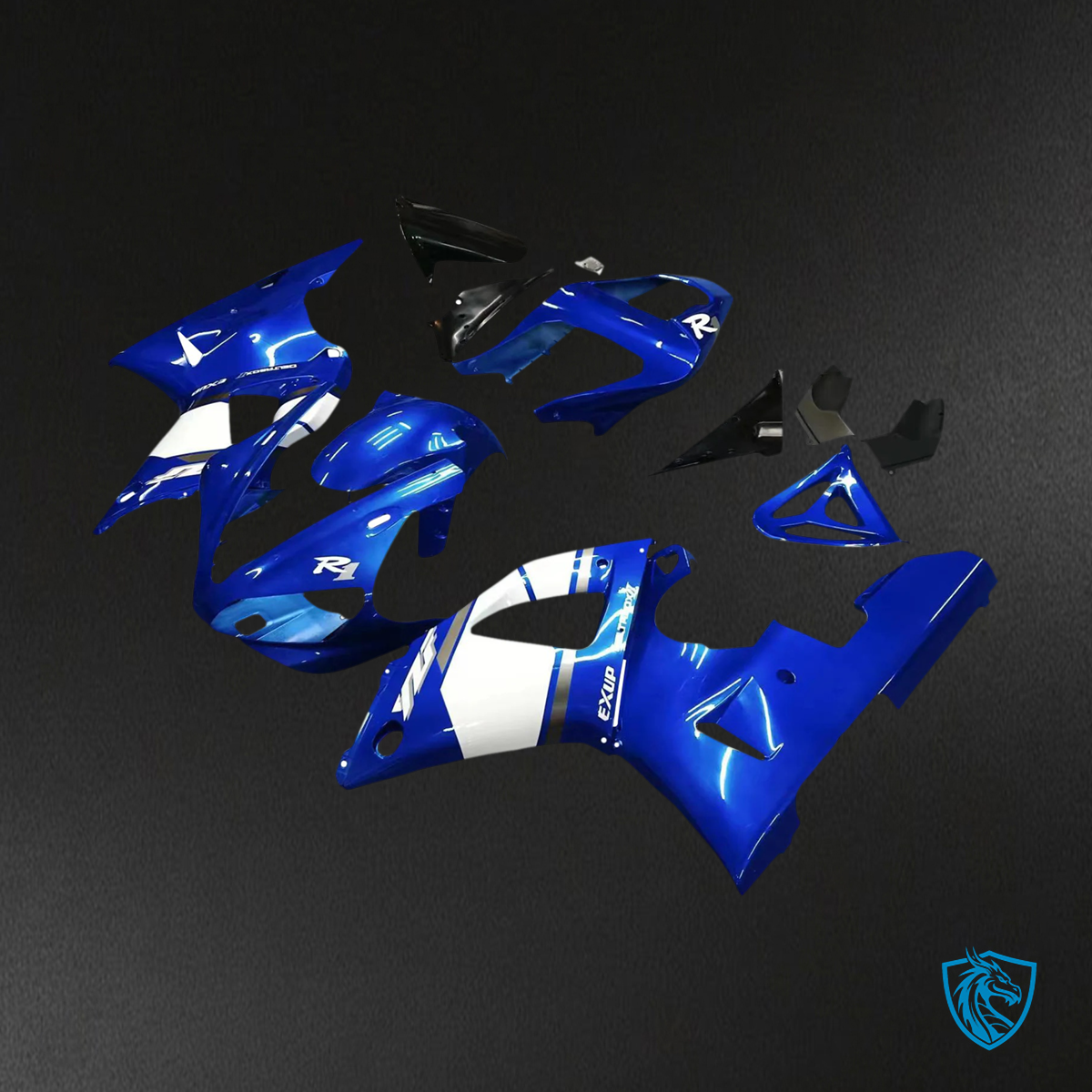 Yamaha YZF R1 (2000-2001) Blue Fairing Kit | ABS MERGEment Bodywork