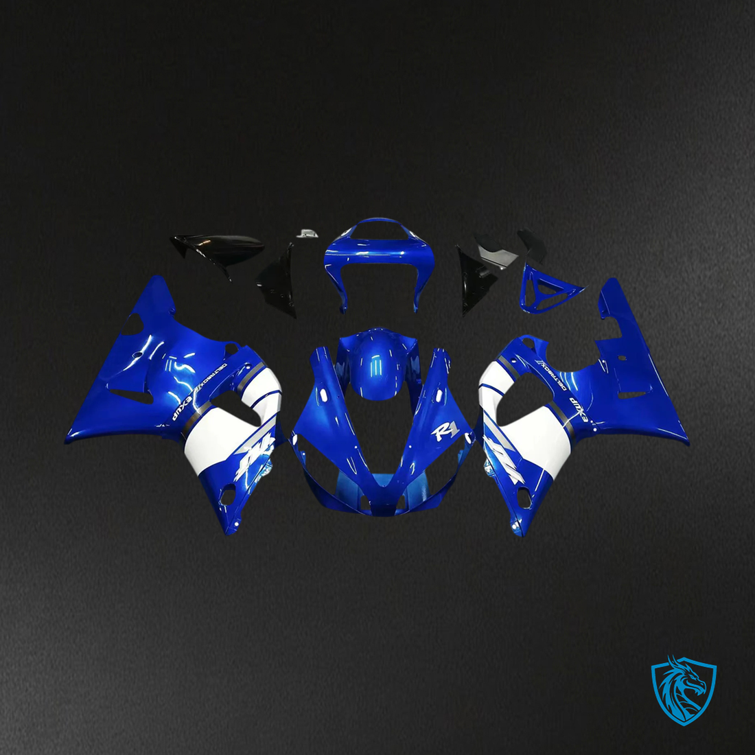 Yamaha YZF R1 (2000-2001) Blue Fairing Kit | ABS MERGEment Bodywork