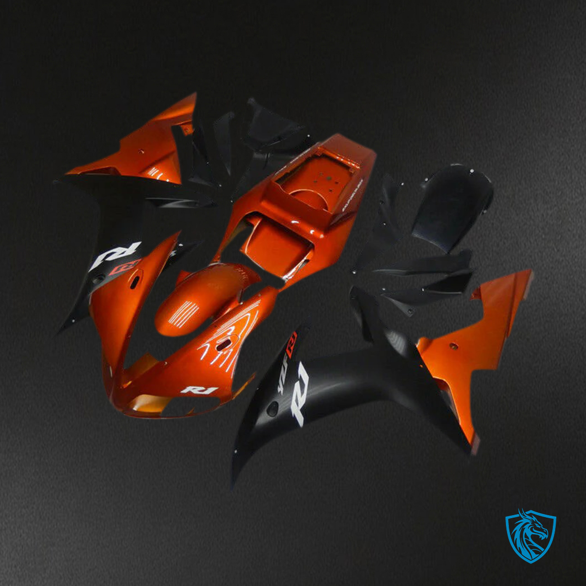 Yamaha YZF R1 (2002-2003) Orange Fairing Kit | Aftermarket ABS Bodywork
