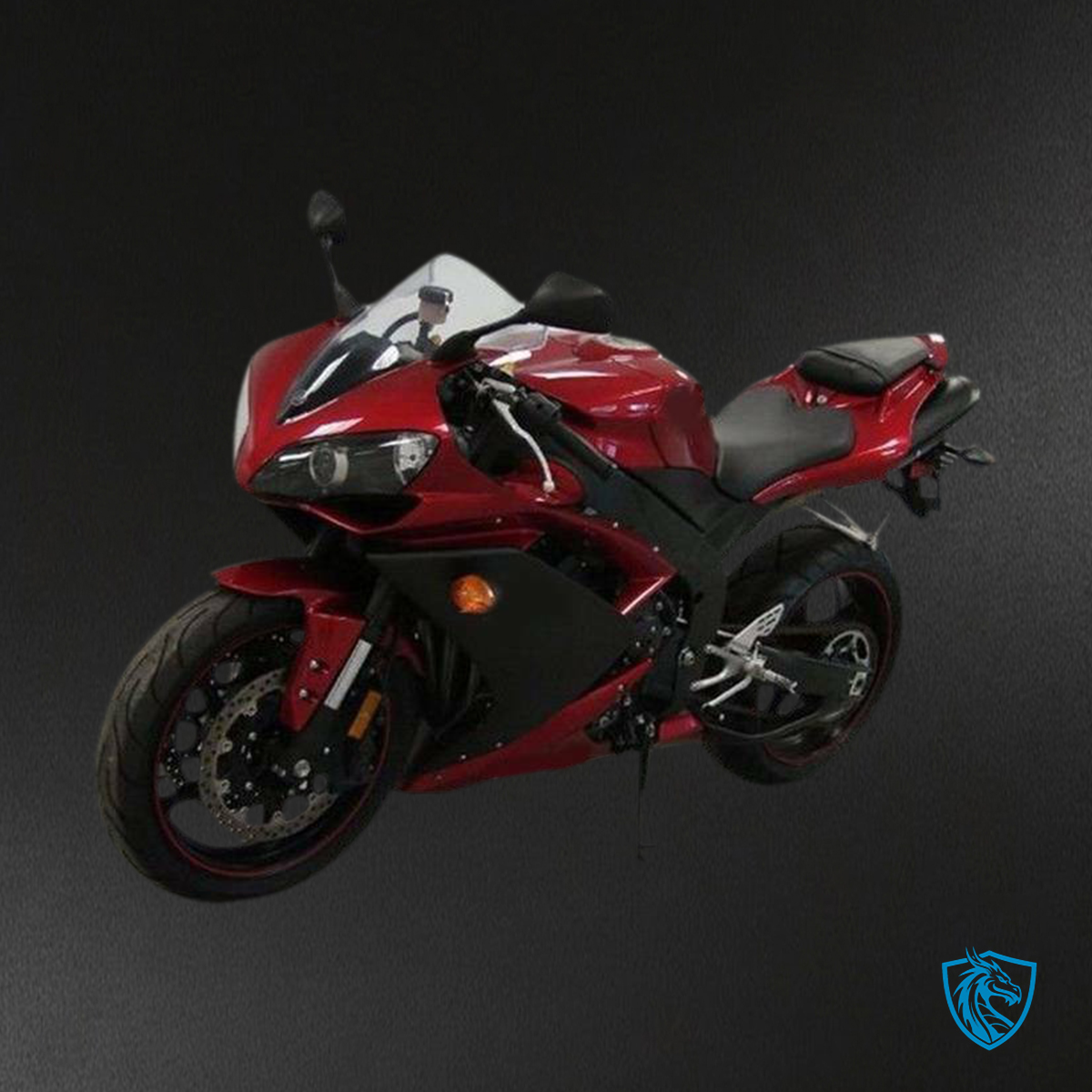 Yamaha YZF R1 (2007-2008) Black & Red Fairing Kit | Aftermarket ABS Bodywork