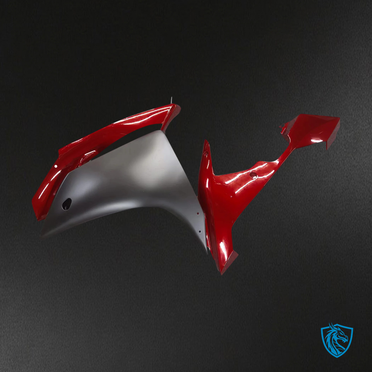 Yamaha YZF R1 (2007-2008) Black & Red Fairing Kit | Aftermarket ABS Bodywork